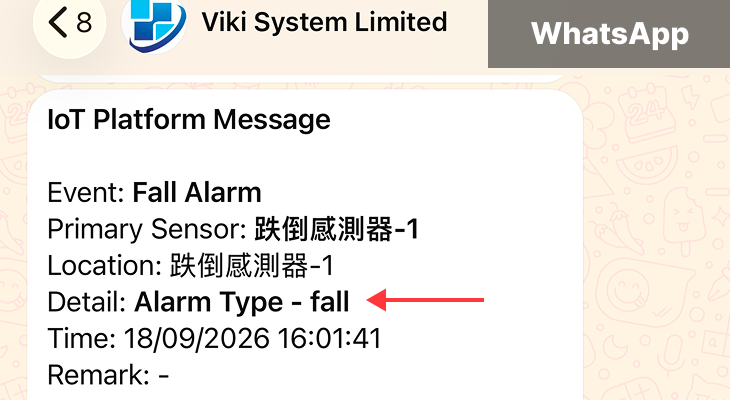 跌倒監察步驟 03:警報|跌倒或長時間靜止即時通知