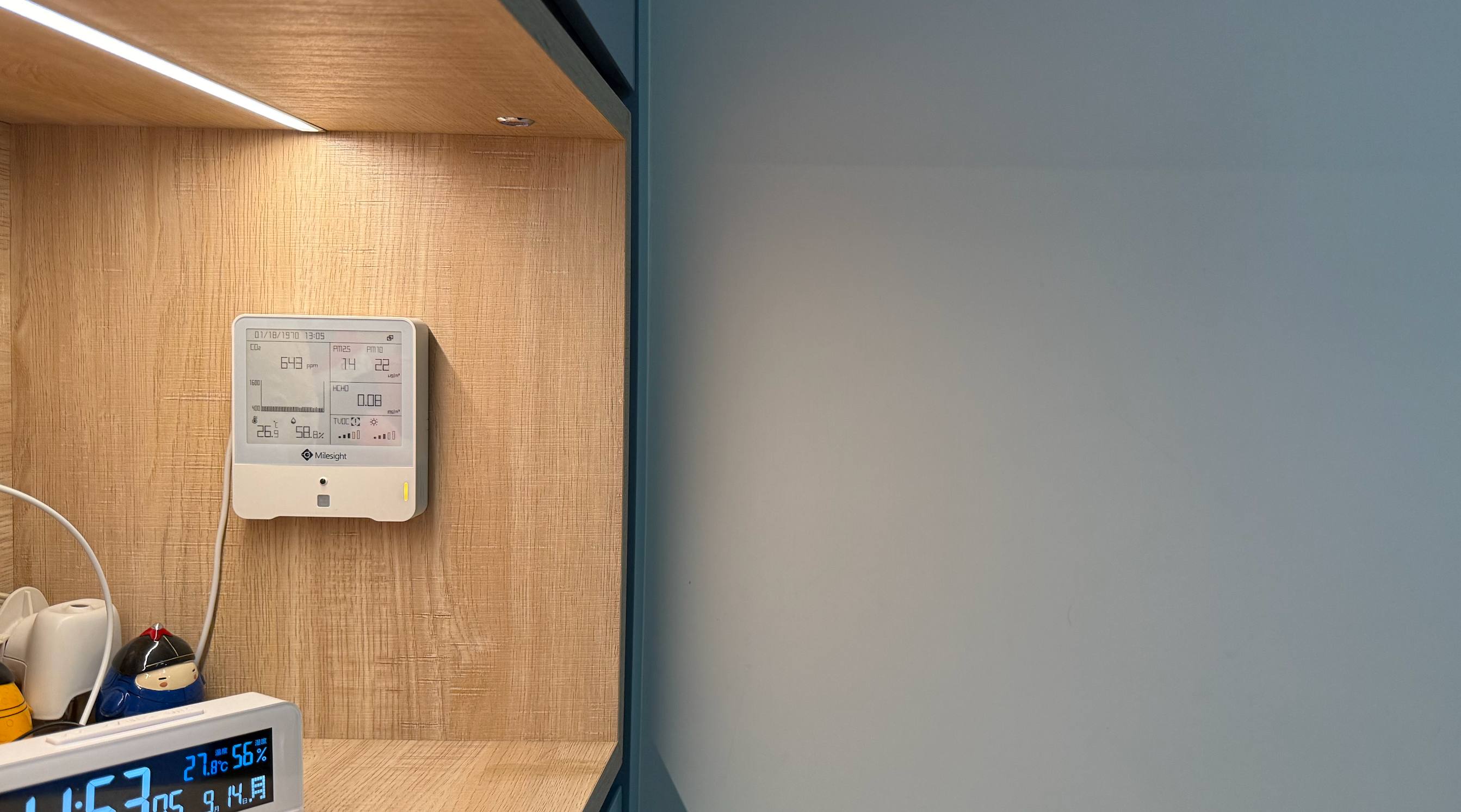 Indoor air quality monitoring step 01